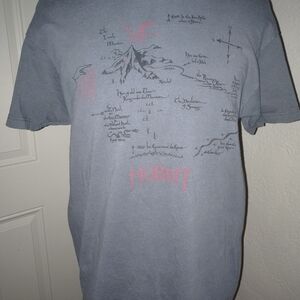 Source Unknown Gray Adventure Map Tee